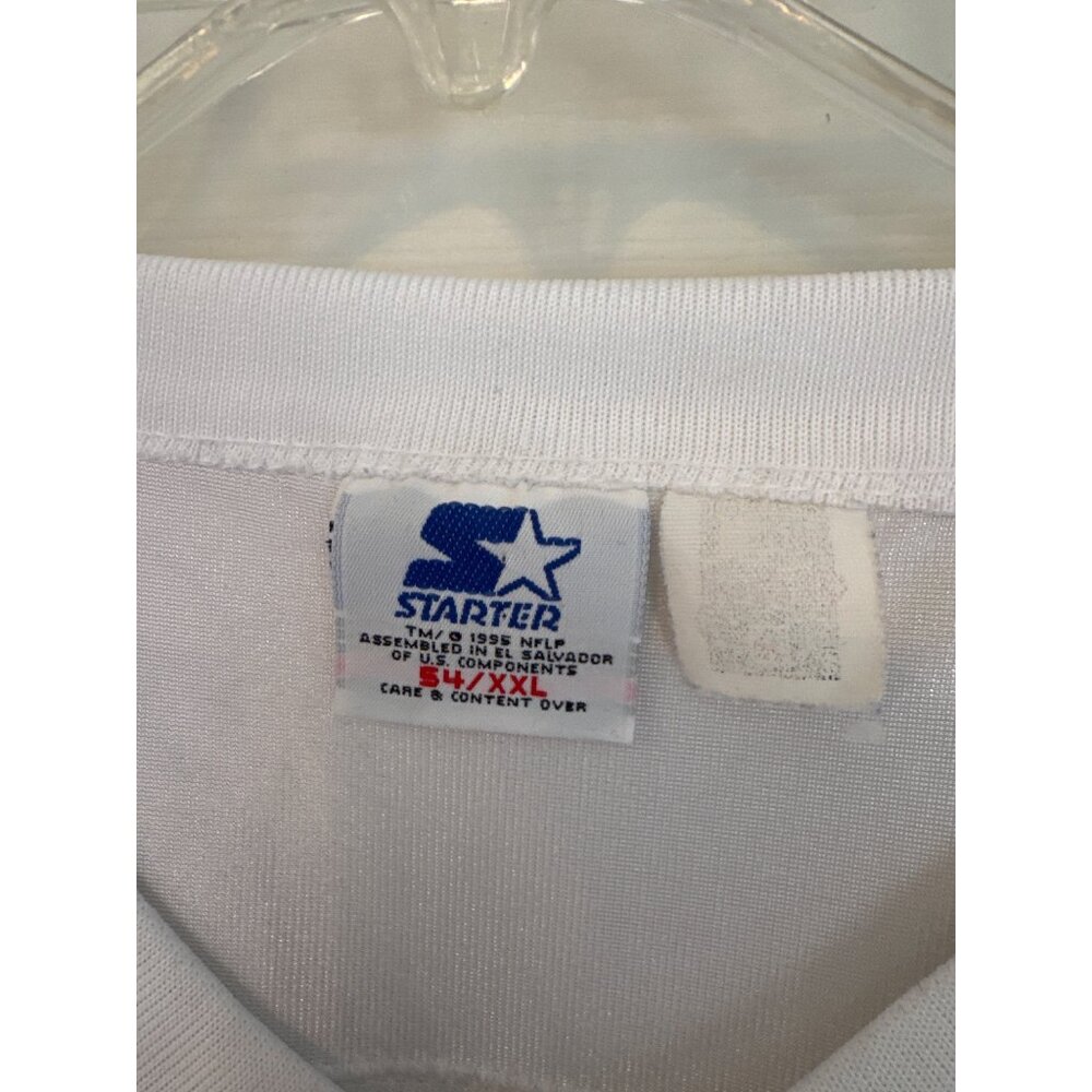Vintage 1995 Starter Emmitt Smith Home White Dallas Cowboys Jersey Size 54 (XXL) - Picture 3 of 9